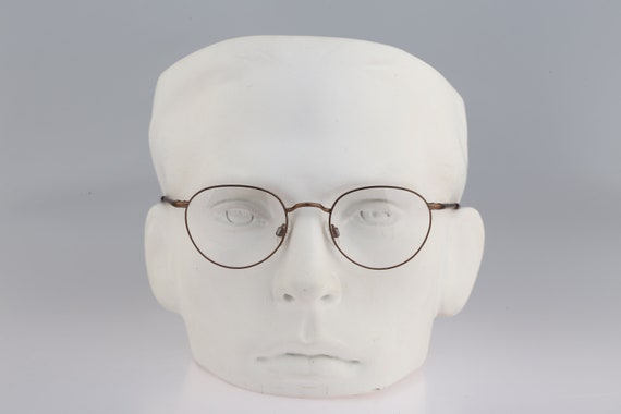 Lozza Brown Metal Glasses  (Frames) Fratelli Lozza Vintage Tortoise Brown Gunmetal Eyeglasses  main image 2