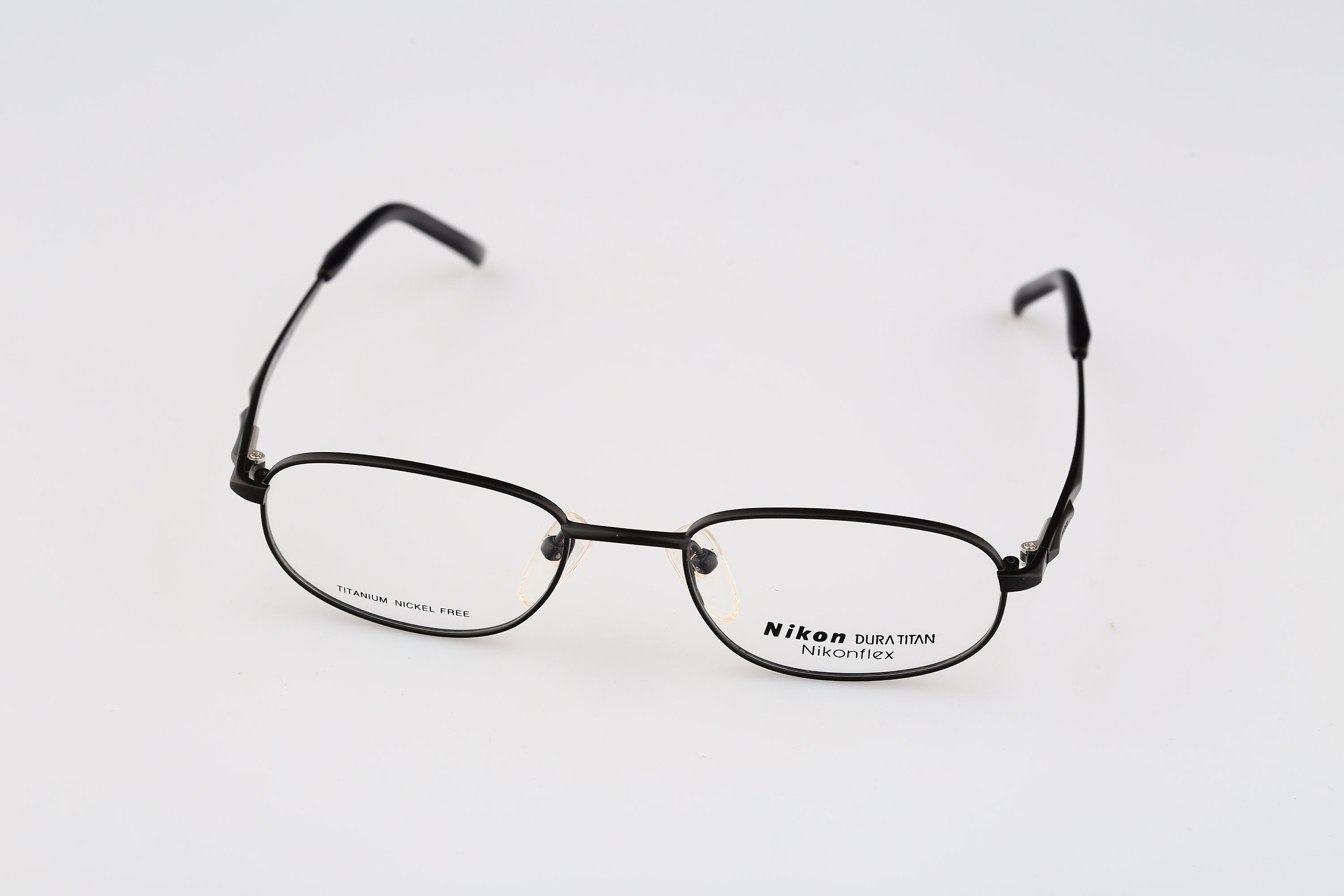 No.1924-メガネ　TITANIUM【フレームのみ価格】 Nikon DURA TITAN II DT4612 0365 46-20-135 Brown Full Rim
