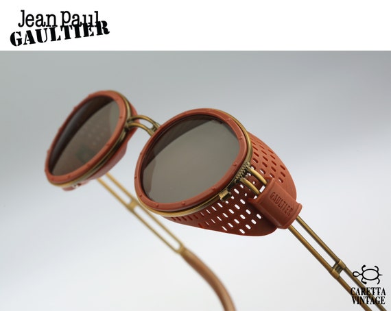 Steampunk goggles sunglasses men, Jean Paul Gaulti