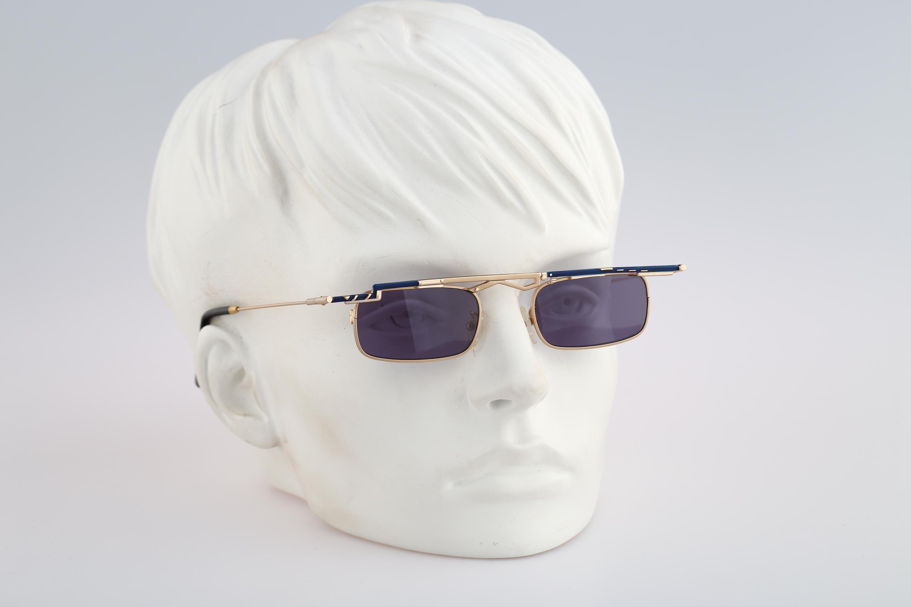 Chai Original GC 1 F4, Vintage 90s Blue and Gold Crazy Steampunk