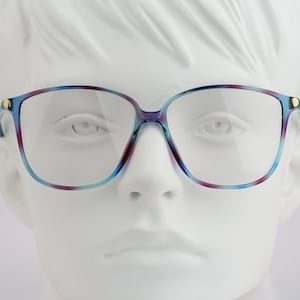 Silhouette M 1792 20 C 2344, Vintage 80er Jahre Brille Brillengestell Frauen Blue Tortoise leicht transparent / NOS