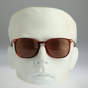Roy Tower Antigua BR, Vintage 90s unique tortoise square sunglasses men & women, NOS