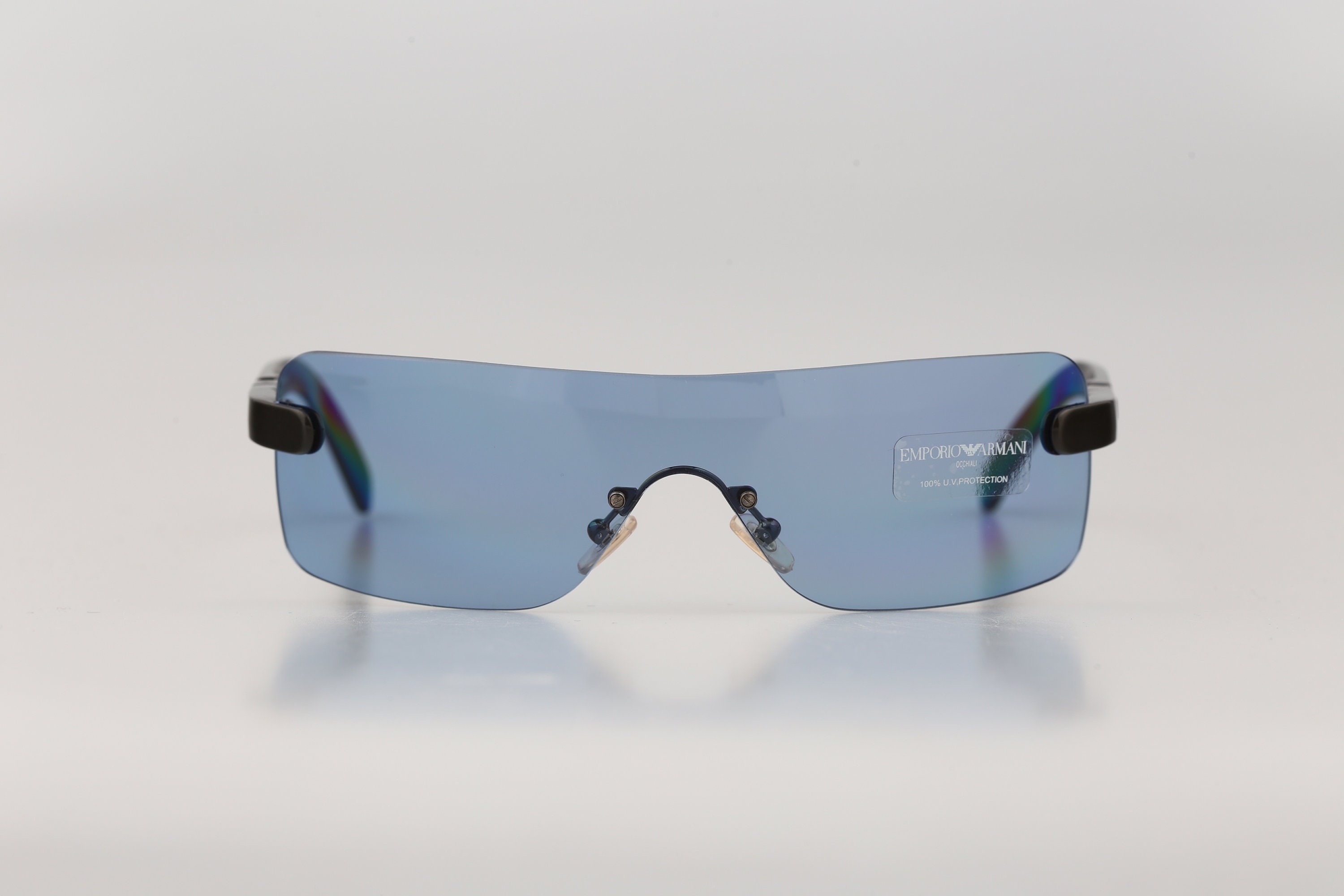 Emporio Armani 632 S 529, Vintage 2000's Tinted Blue Lenses