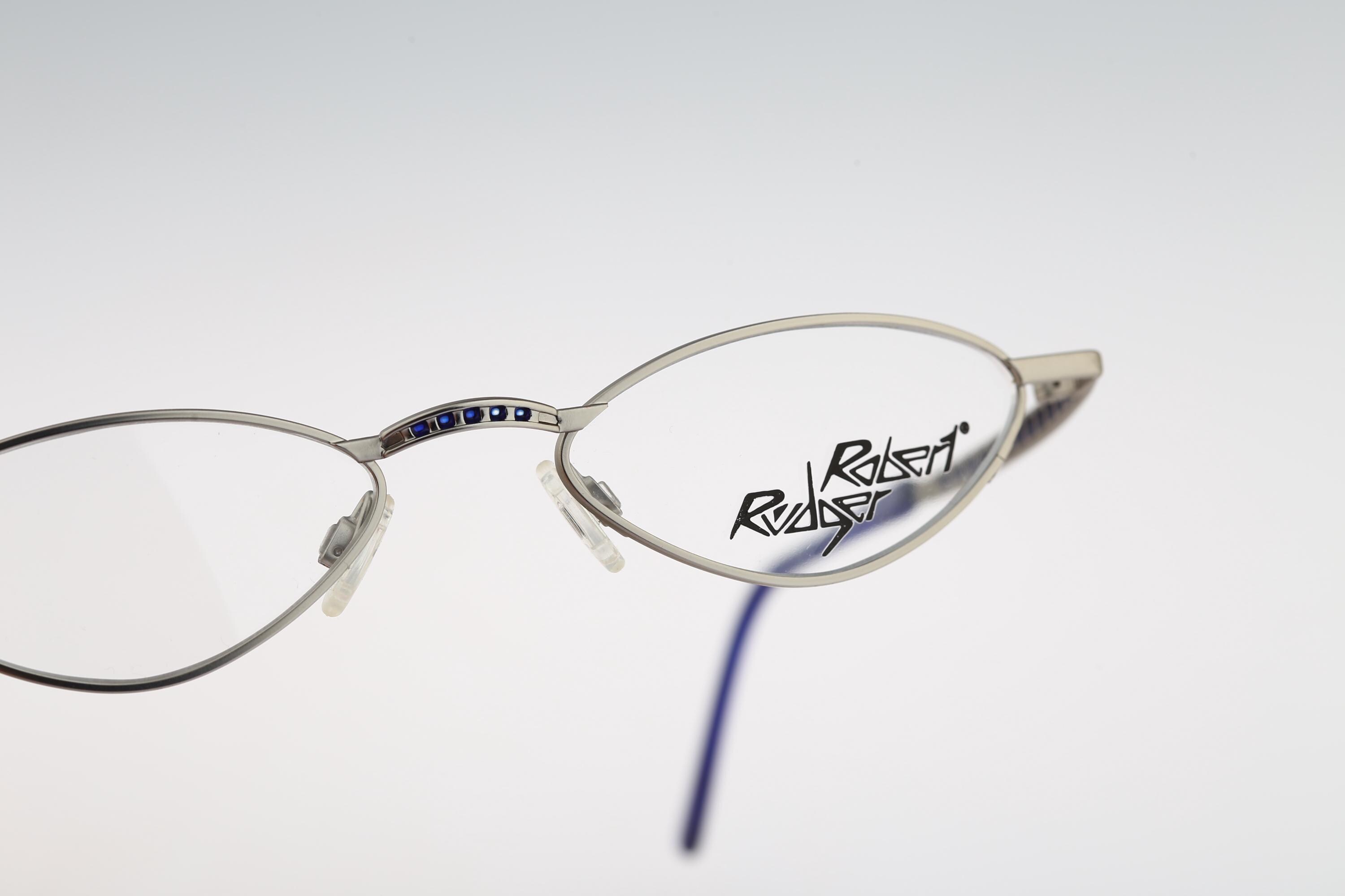 Robert Rudger 2130 112 K6、ヴィンテージ 90 年代 ブルーとシルバーの 