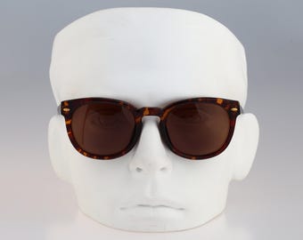 Vienna Line 1597 11, gafas de sol cuadradas de carey vintage de los años 90 para hombre y mujer NOS