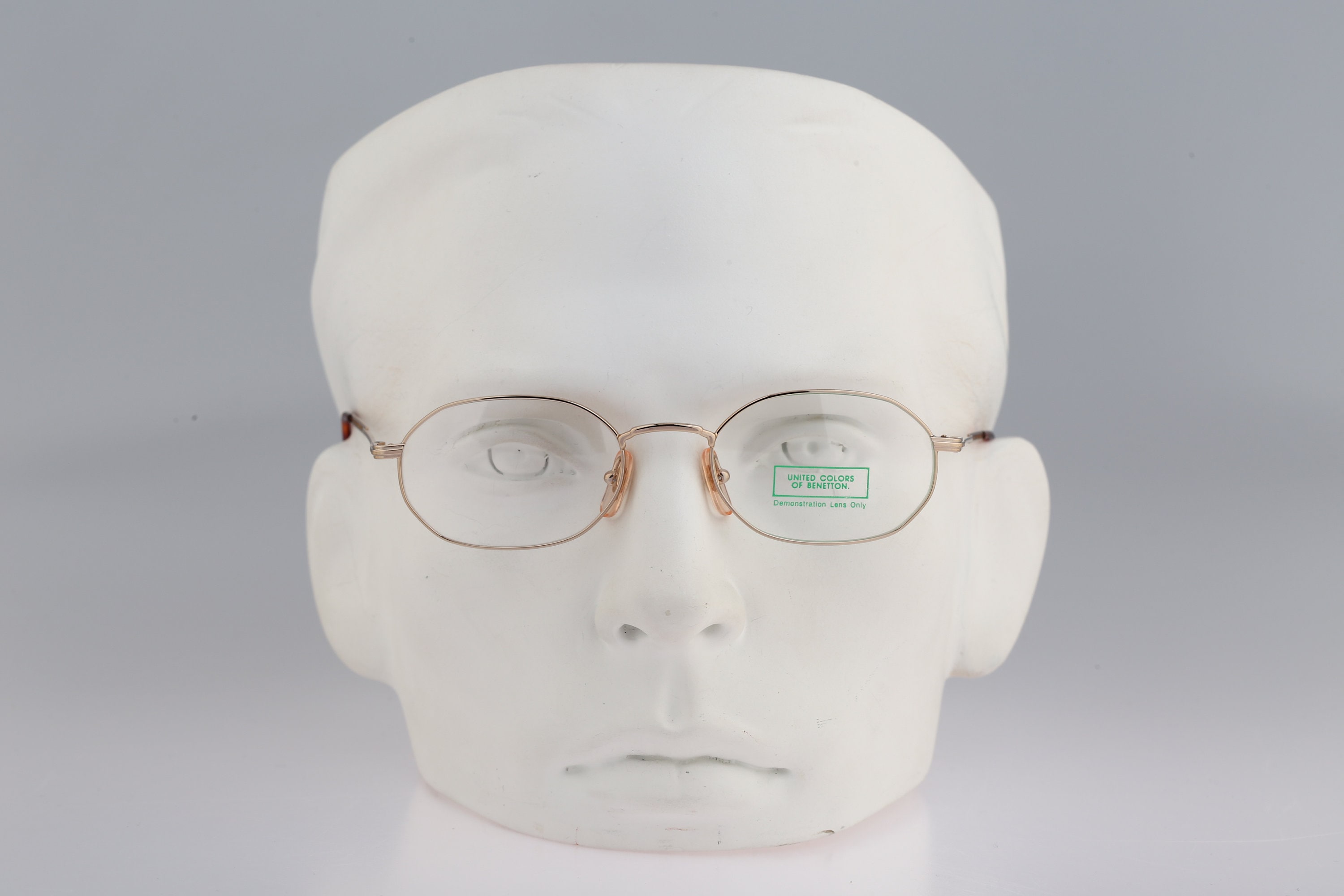 その他 Global vision united colors of Benetton United Colors of Benetton A55 100, Vintage 90s Gold Small Hexagon