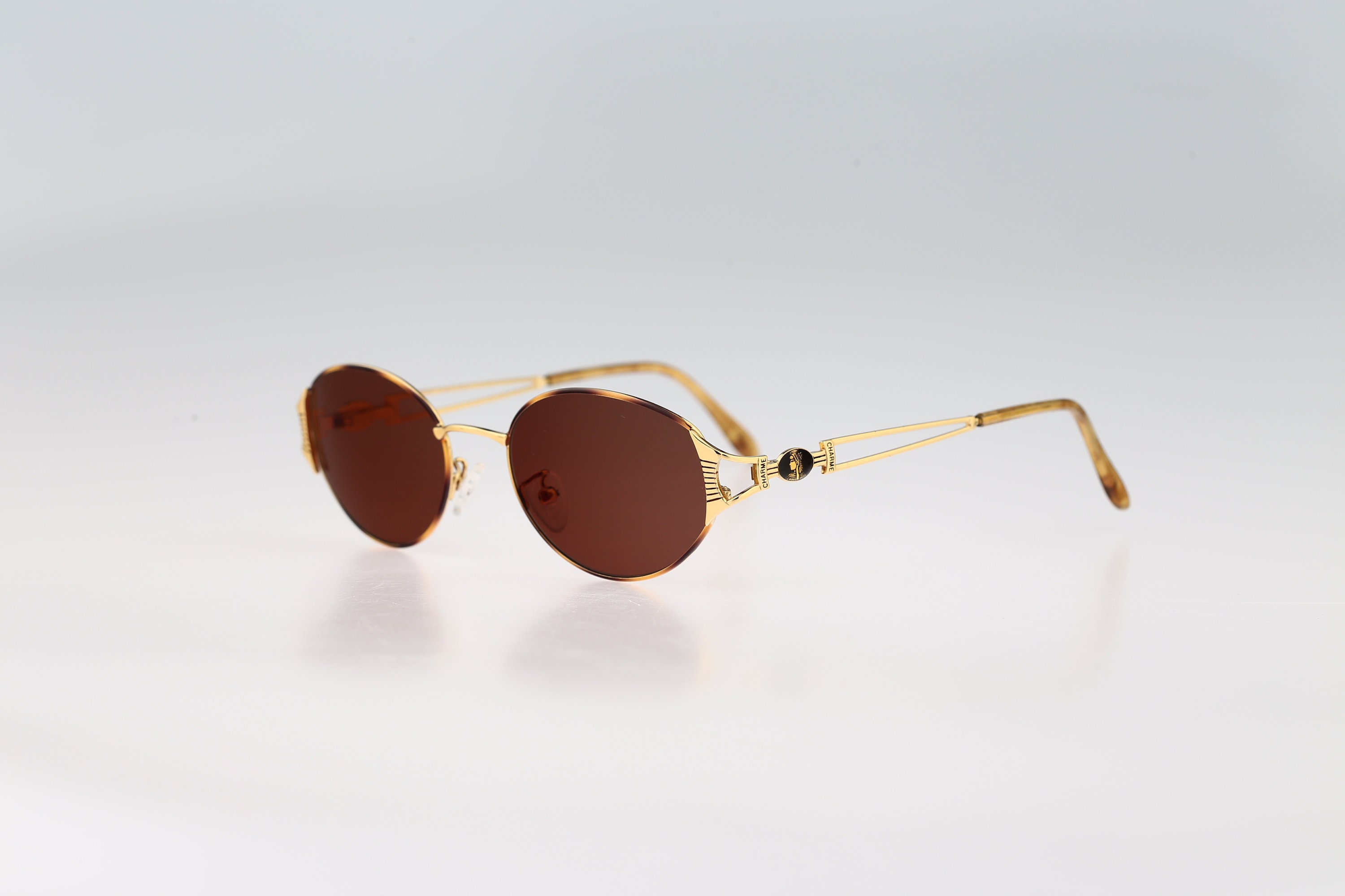 Charme 7531 229, Vintage 90s Gold and Tortoise Unique