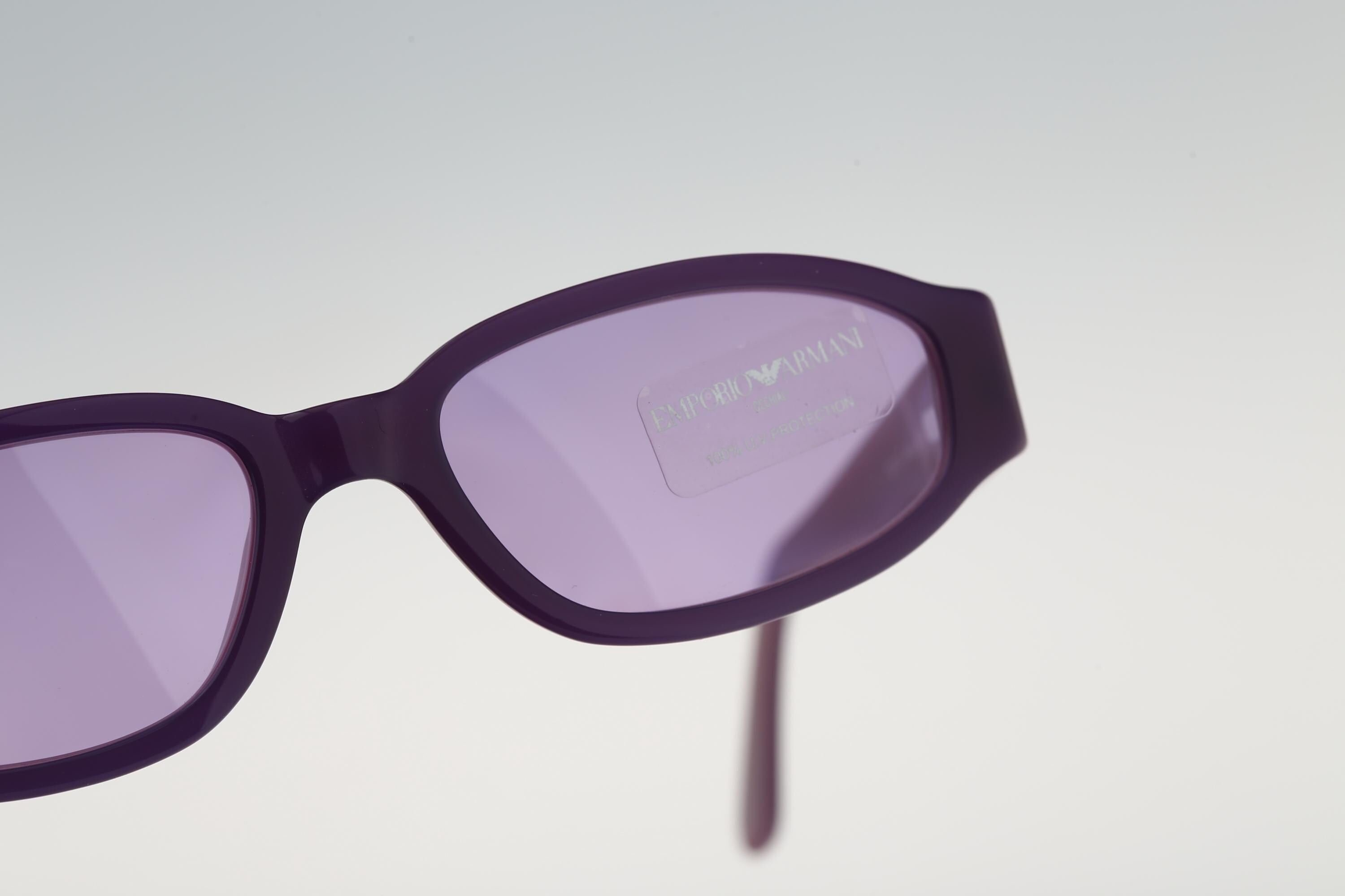 Emporio Armani Sunglasses EA9791/S Purple Emporio Armani 621 S 459, Vintage 90s Tinted Lenses Purple  main image 3