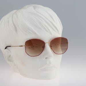 Silhouette M 6306 30 V 6052, Vintage 80s colorful tortoise & gold butterfly sunglasses women, NOS