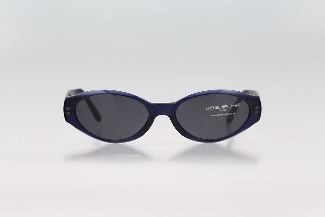Emporio Armani EA9044/S Vintage Sunglasses, Grey and Blue