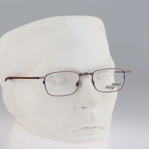 Robert Rudger 1490 151 68, Vintage 90s gray and colorful rectangle eyeglasses frames mens & womens / NOS