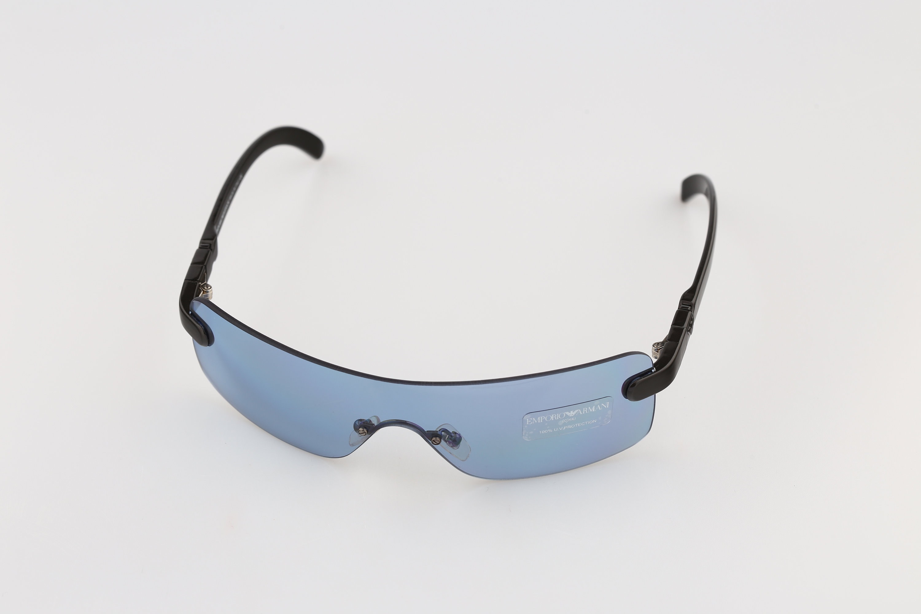 Emporio Armani 632 S 529, Vintage 2000's Tinted Blue Lenses