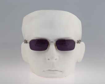 Jean Paul Gaultier 56-0002 1, Vintage 90s Steampunk Silver