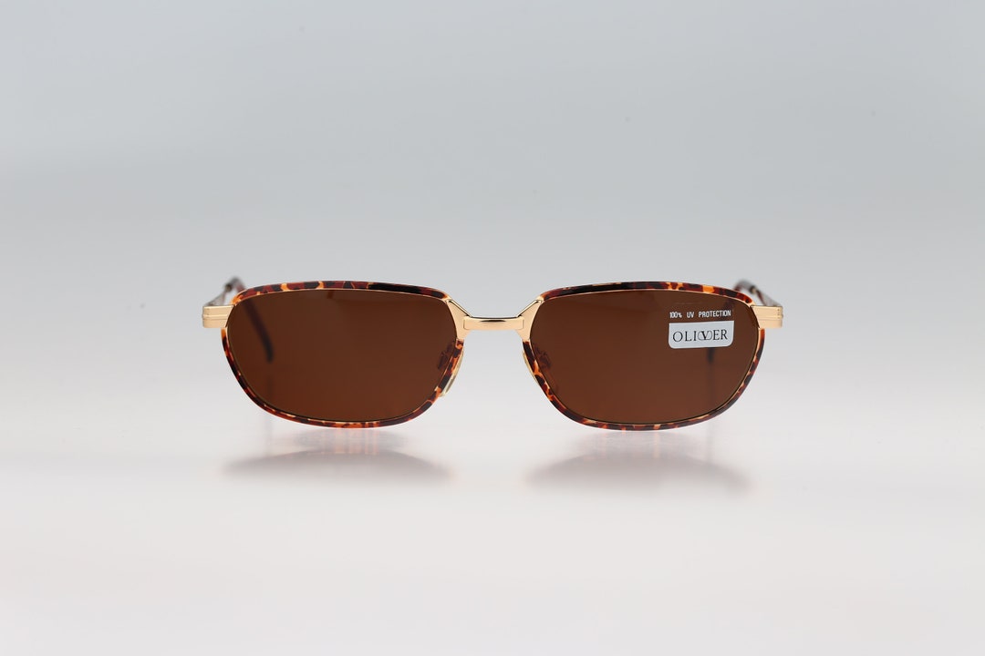 Oliver by Valentino 1808 906, Vintage 90s Gold and Tortoise Unique