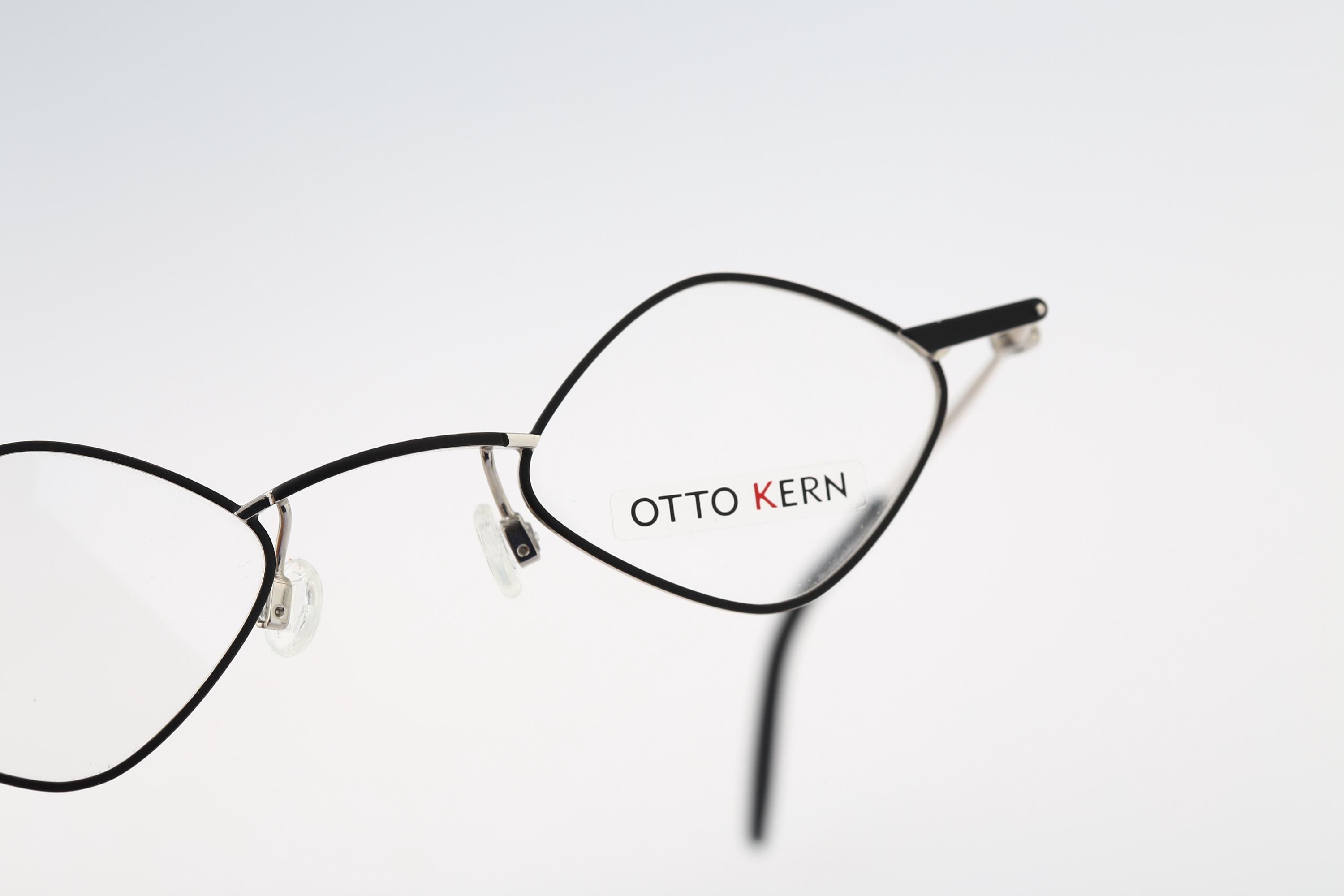 Otto Kern 9441 474, Vintage 90s Black Micro Small Hexagon Reading