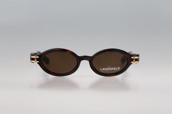 Lagerfeld 4132 03, Vintage 90s Tortoise Unique Steampunk  display picture 3