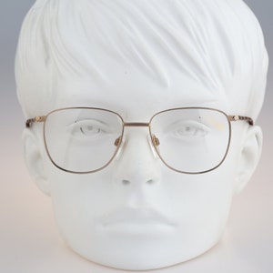 Silhouette M 7190 30 V 6050, Vintage 90s gold and tortoise square eyeglasses frames mens & womens / NOS