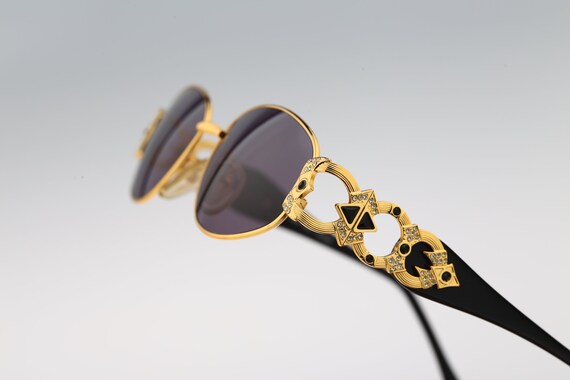 Galitzine G 02 1, Vintage 90s Gold Victorian Rhinestones  display picture 1