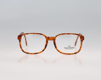 Valentino 073 189, Vintage 80er Jahre Brillengestell in Schildpatt- Optik für Herren & Damen / NOS