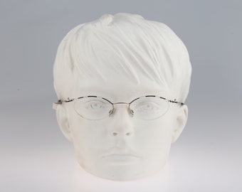 Na Und design Macion Ramm 48019, Vintage 90s colorful half rim small oval eyeglasses frames womens NOS