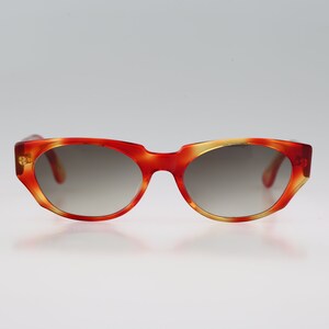 Nouvelle Vague S 120 Heather, Vintage 80s tortoise cat eye sunglasses women, NOS