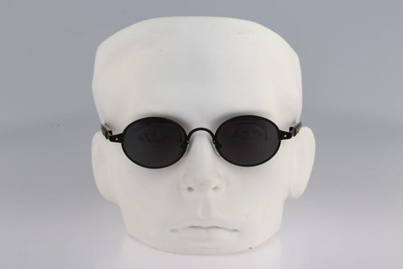 O Marines 5052 NE OR, Vintage 90s Steampunk Black Small Oval