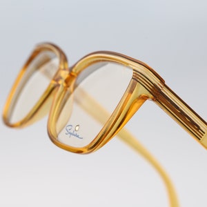 Lunettes Vintage Saphira 4079 20 Brun Or Ovales - Monture Neuve Sans étiquette - Allemagne - Unisexe