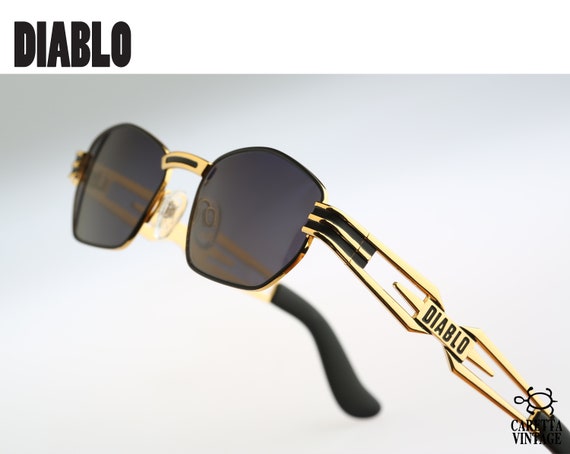 Diablo D31 39M, Vintage 90s Black & Gold Steampunk Small  display picture 2