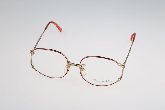 Christian Dior 2590 43, Vintage 80s gold and red … - image 6