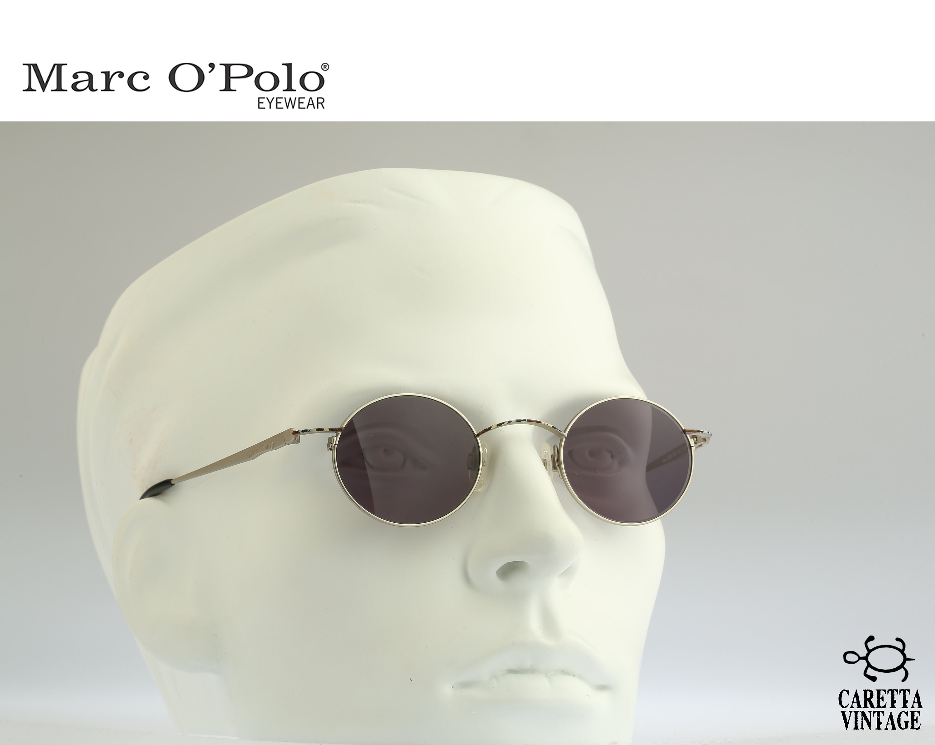 Small Circle Sunglasses Men, Marc O'polo by Metzler 3382 350, Vintage 90s  Silver Round Steampunk Sunglasses Women NOS 