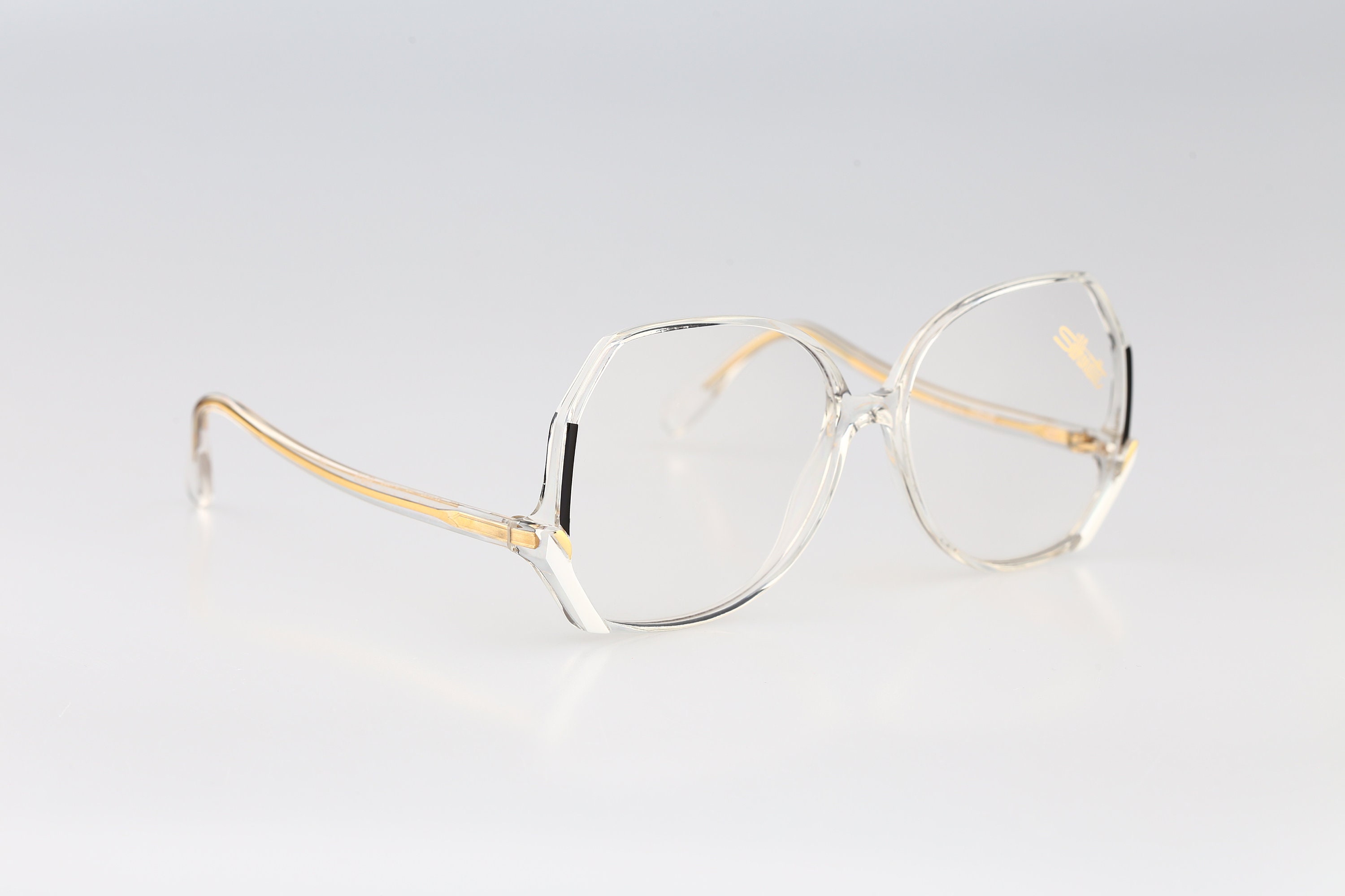 Silhouette M 1163 20 C 1236, Vintage 80s Oversized Clear 
