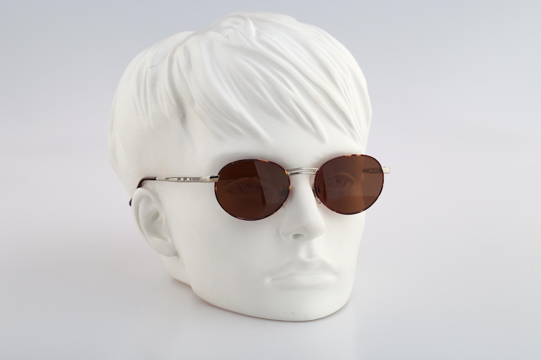 Oliver by Valentino 1381 1234, Vintage 90s Gold and Tortoise