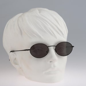 Christian Dior CD 2053 90L, Vintage 90s black oval sunglasses women NOS