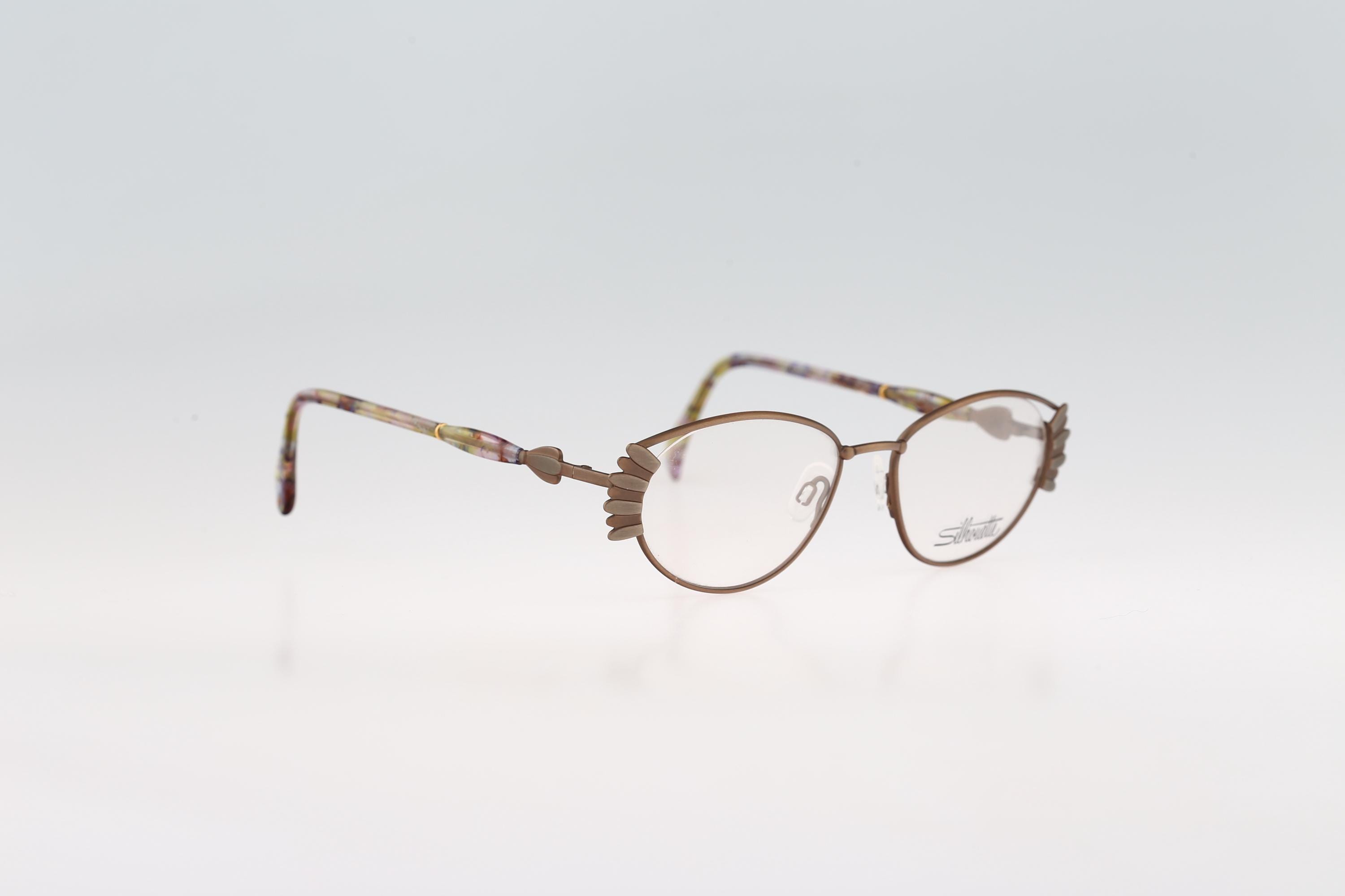 Silhouette M 6222 40 V 6054, Vintage 90s Bronze Unique Cat