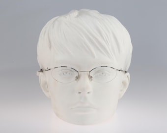 Na Und design Macion Ramm 48019, Vintage 90s colorful half rim small oval eyeglasses frames womens NOS