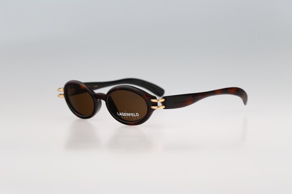 Lagerfeld 4132 03, Vintage 90s Tortoise Unique Steampunk  display picture 3