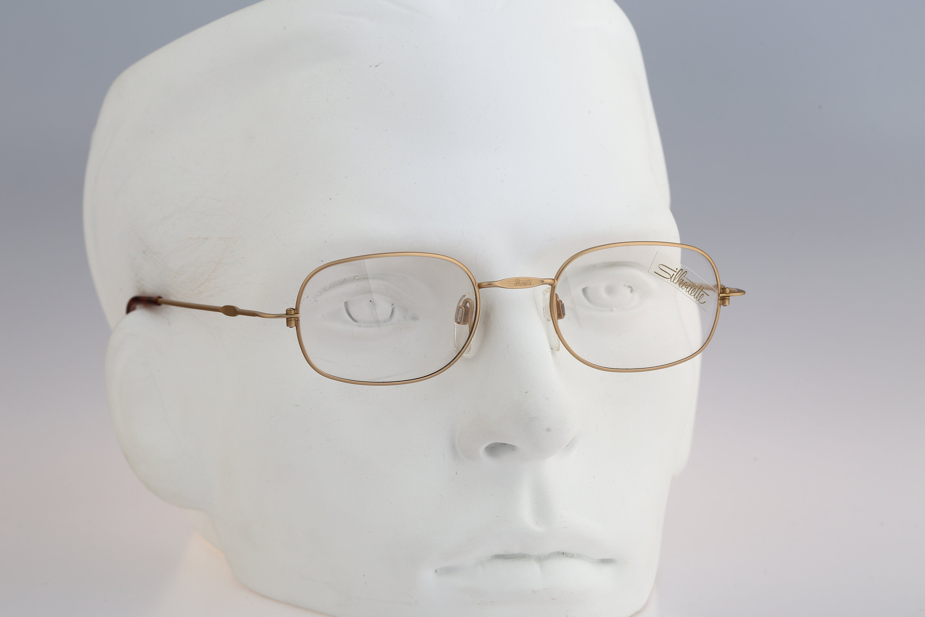 silhouetteシルエットヴィンテージ6650 Silhouette Vivid-Sky 2956 Eyeglasses 9060 Black Pottery Full