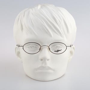 Robert Rudger 2291 010 Y0, Vintage 90s tortoise and gray small oval eyeglasses frames mens and womens NOS