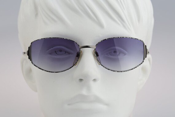 Silhouette M 6121 10 V 6051, Vintage 80s Tinted Navy Blue  display picture 1