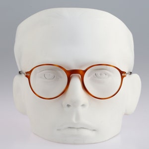 Tauschek Verdi 109, Vintage 80s gold and tortoise panto round eyeglasses frames mens & womens NOS