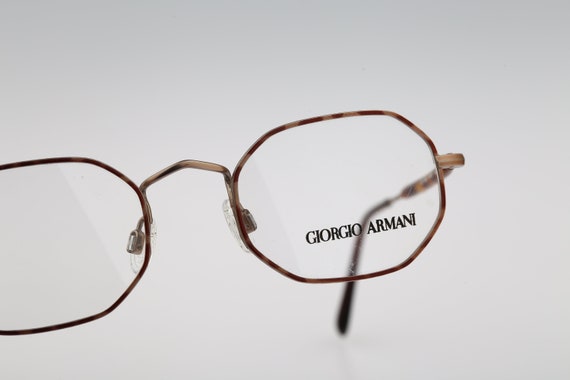 Giorgio Armani 182 863, Vintage 90s gold and tort… - image 6