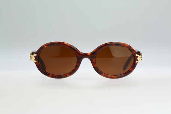 Anteprima Bea, Vintage 90s unique gold & tortoise… - image 3