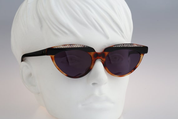 Rhinestone sunglasses, Nouvelle Vague S143 Whitne… - image 2