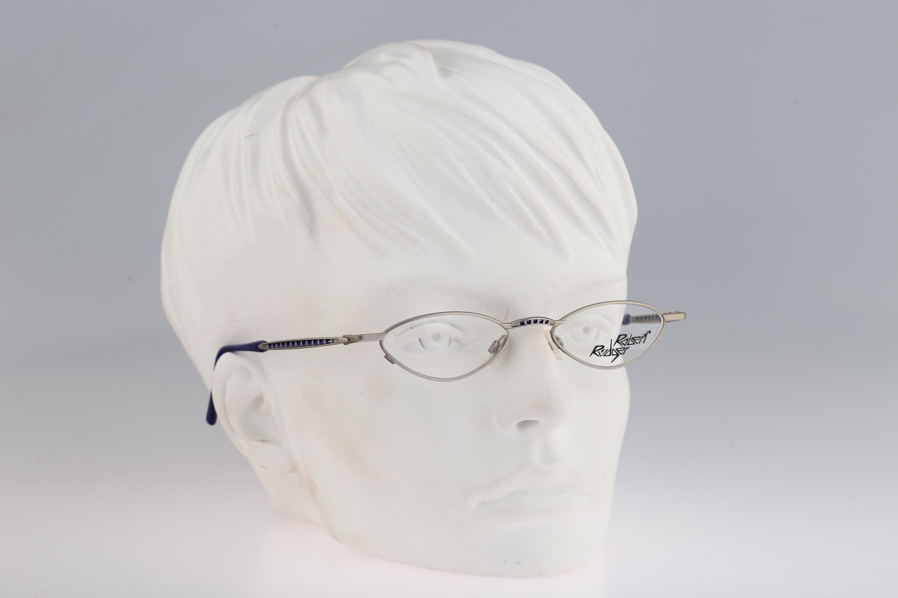 Robert Rudger 2130 112 K6、ヴィンテージ 90 年代 ブルーとシルバーの 