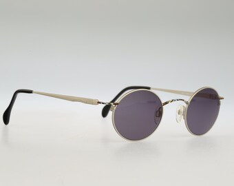 NWOT Metzler Silver Round Frame Grey Lens Beautiful Ladies Sunglasses Metzler rare sunglasses - Gem main image 2