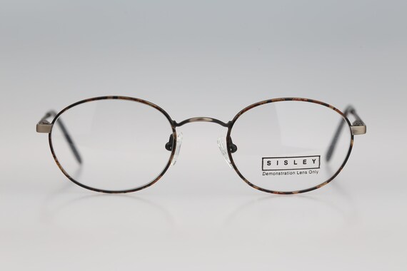 Sisley SLY 339 48M, Vintage 90s antique silver & … - image 3