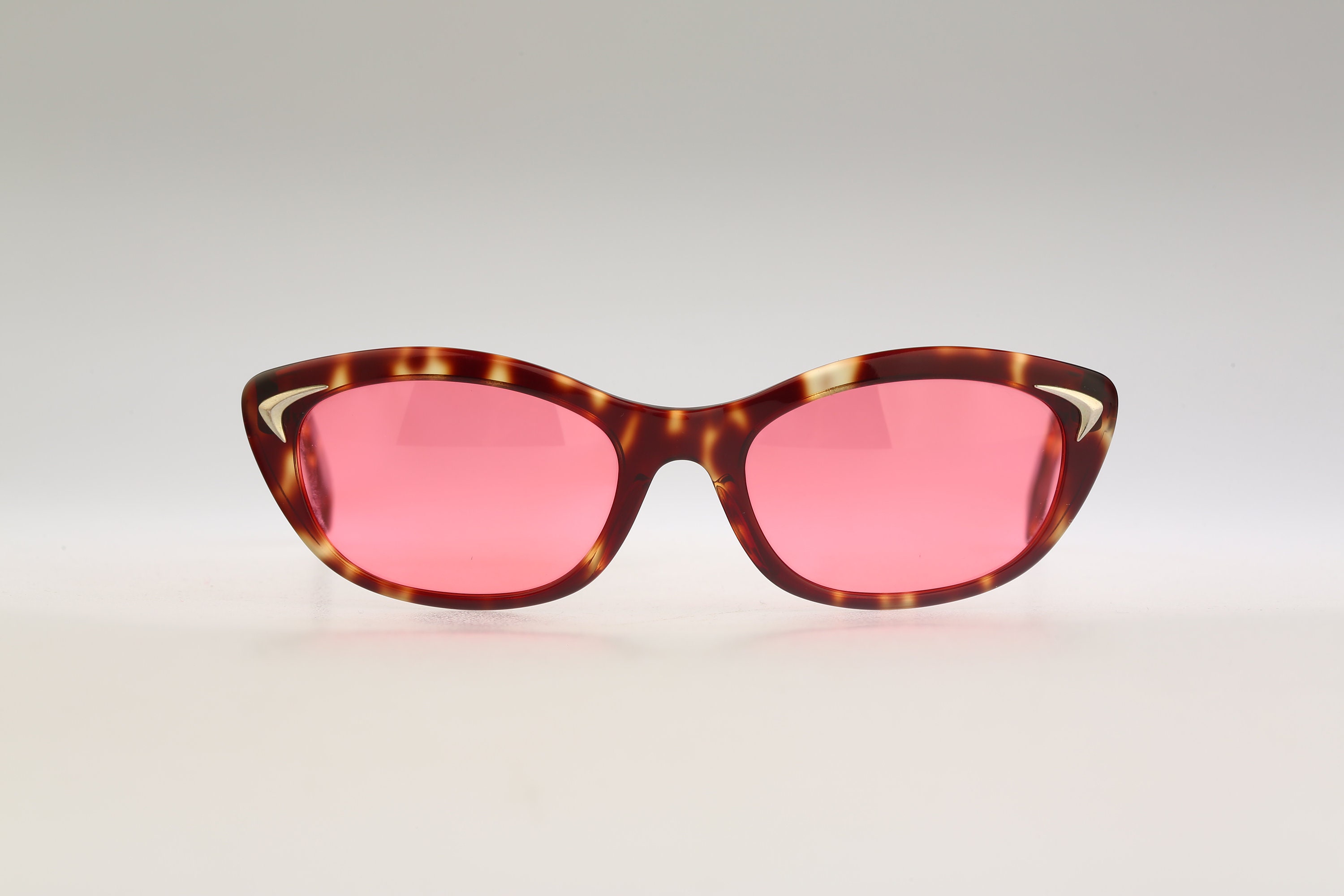 Chevignon Kelly Vintage 90s Tinted Pink Lenses Tortoise - Etsy