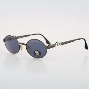 Dolce Vita By Casanova DVS 29 03, Vintage 90s gray unique steampunk oval sunglasses mens & women, NOS