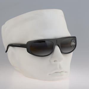 Vuarnet Pouilloux Ref. 106 ANT, Vintage 90er Jahre verspiegelte Gläser versilbert wrap Aviator Sonnenbrille Herren & Damen NOS