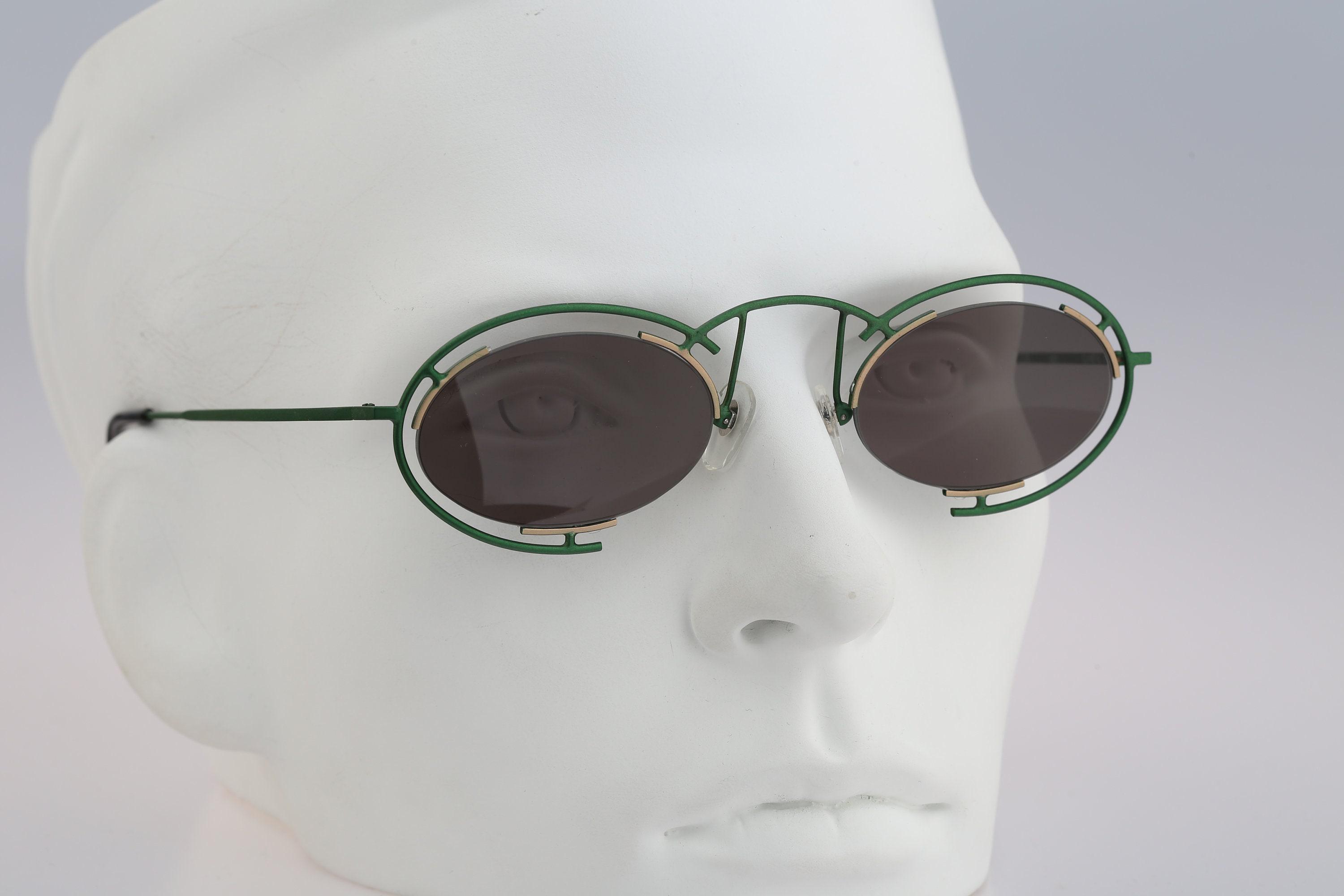 Casanova Clayberg 2 C 02, Vintage 90s Semi Rimless Crazy Oval